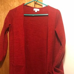 LulaRoe small true red Sarah